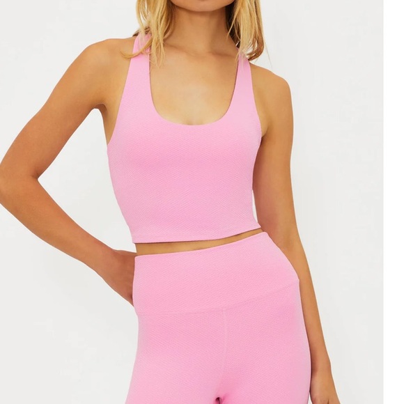 Beach Riot NEW Yara Top Berry Love Waffle - Picture 5 of 9